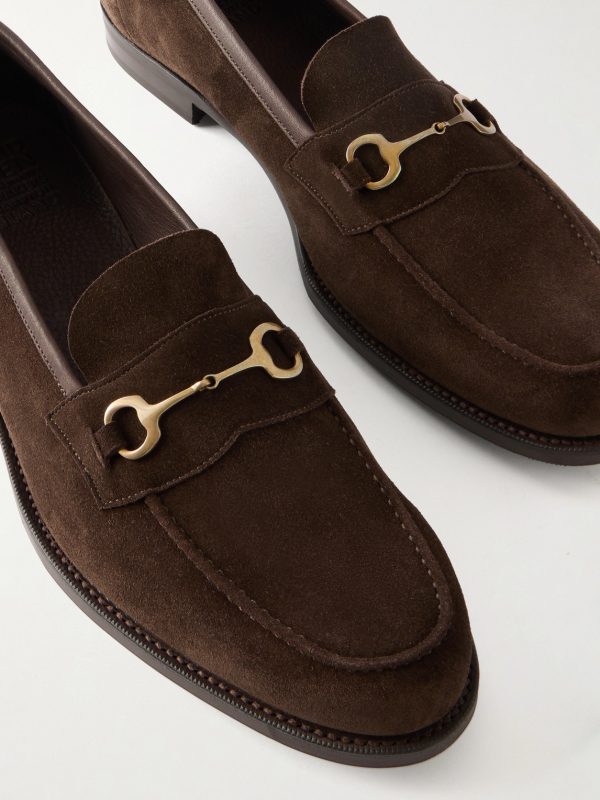 Putney Horsebit-Embellished Suede Loafers - CU Putney Horsebit-Embellished Suede Loafers - CU