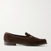Putney Horsebit-Embellished Suede Loafers Putney Horsebit-Embellished Suede Loafers