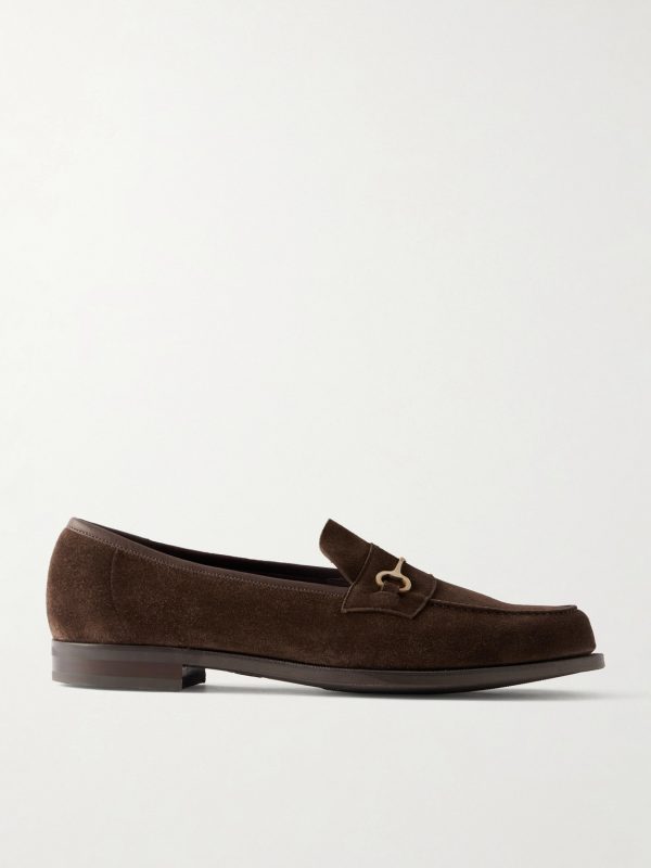 Putney Horsebit-Embellished Suede Loafers Putney Horsebit-Embellished Suede Loafers
