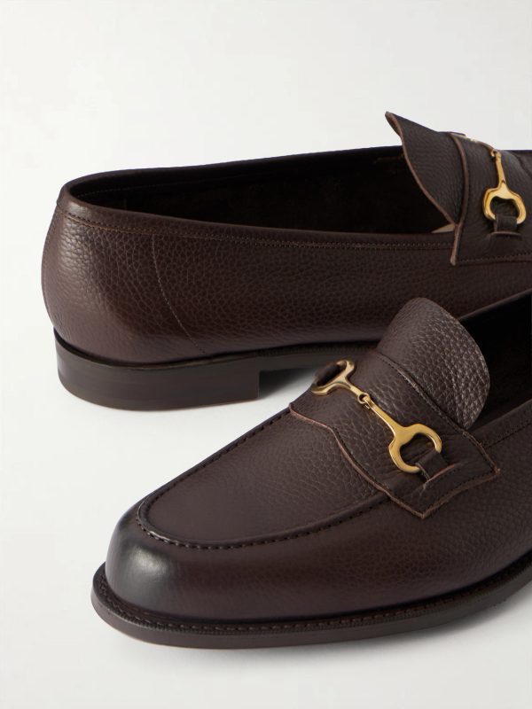 Putney Horsebit-Embellished Full-Grain Leather Loafers - CU