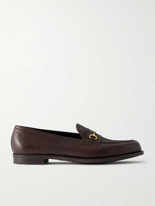 Putney Horsebit-Embellished Full-Grain Leather Loafers