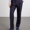 Polperro Leather-Trimmed Suede Penny Loafers - OU Polperro Leather-Trimmed Suede Penny Loafers - OU