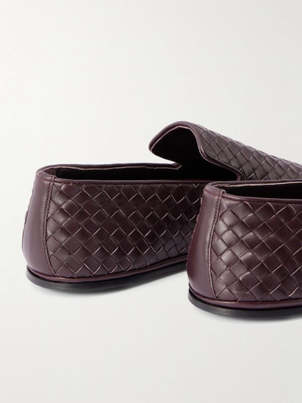 Intrecciato Full-Grain Leather Slippers - CU Intrecciato Full-Grain Leather Slippers - CU