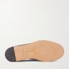 Intrecciato Full-Grain Leather Slippers - E1 Intrecciato Full-Grain Leather Slippers - E1