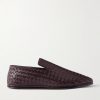 Intrecciato Full-Grain Leather Slippers Intrecciato Full-Grain Leather Slippers