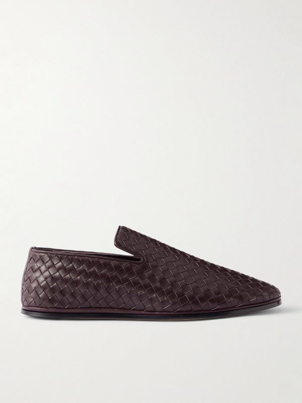 Intrecciato Full-Grain Leather Slippers Intrecciato Full-Grain Leather Slippers
