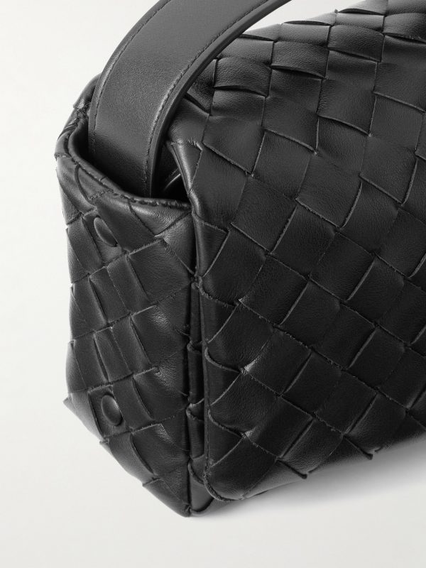 Intrecciato Leather Messenger Bag - CU Intrecciato Leather Messenger Bag - CU