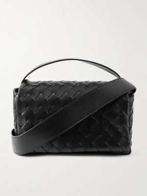 Intrecciato Leather Messenger Bag Intrecciato Leather Messenger Bag