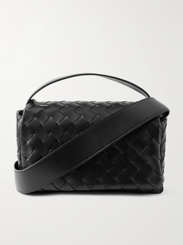 Intrecciato Leather Messenger Bag Intrecciato Leather Messenger Bag
