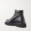 Full-Grain Leather Hiking Boots - BK