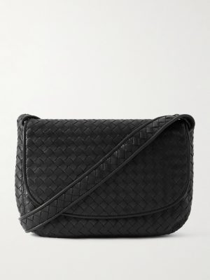 Intrecciato Leather Messenger Bag Intrecciato Leather Messenger Bag