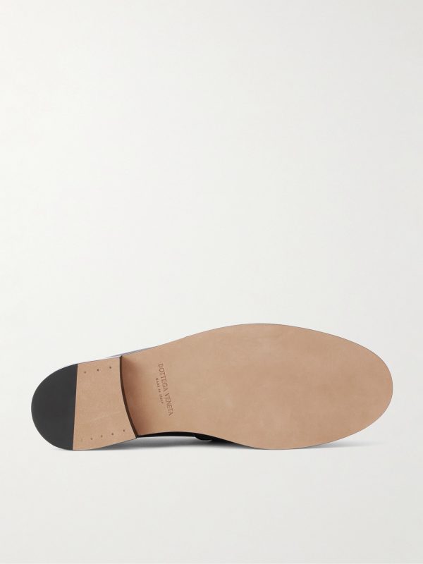 Astaire Knot-Detailed Leather Loafers - E1
