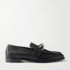 Astaire Knot-Detailed Leather Loafers