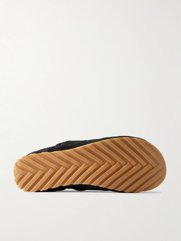 Orbit Flash Ripstop-Trimmed Suede Sneakers - E1
