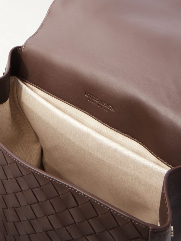 Intrecciato Leather Backpack - E1 Intrecciato Leather Backpack - E1