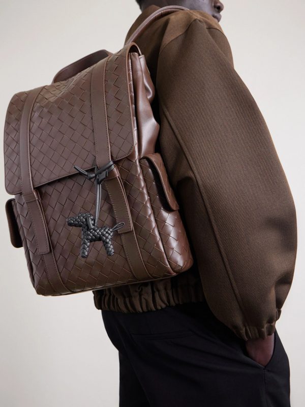 Intrecciato Leather Backpack - FR Intrecciato Leather Backpack - FR