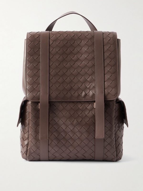 Intrecciato Leather Backpack Intrecciato Leather Backpack