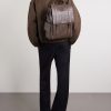 Intrecciato Leather Backpack - OU Intrecciato Leather Backpack - OU