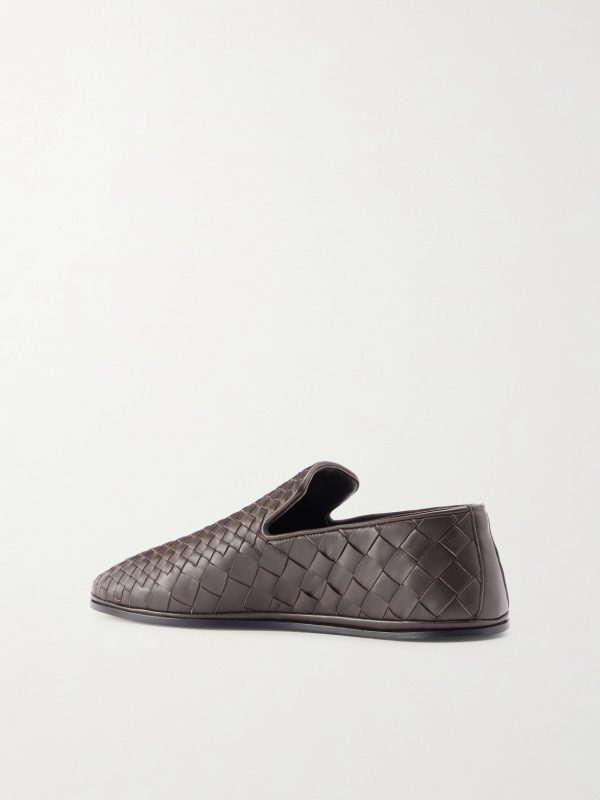 Sunday Intrecciato Leather Slippers - BK Sunday Intrecciato Leather Slippers - BK