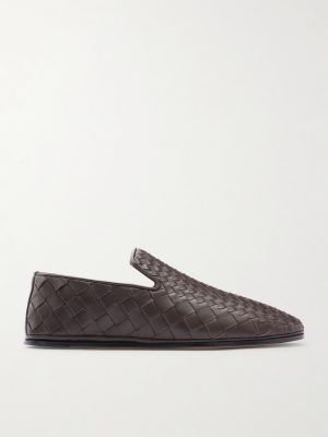Sunday Intrecciato Leather Slippers