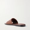 Intrecciato Leather Sandals - BK Intrecciato Leather Sandals - BK