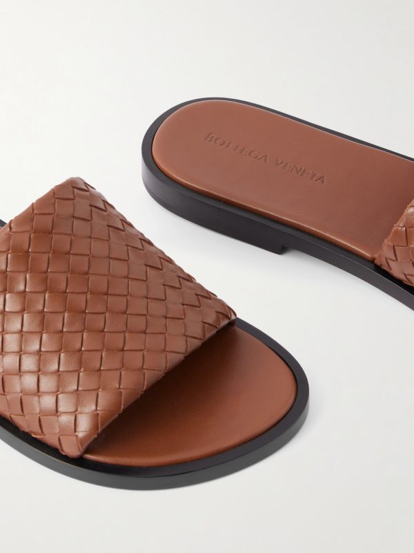 Intrecciato Leather Sandals - CU Intrecciato Leather Sandals - CU