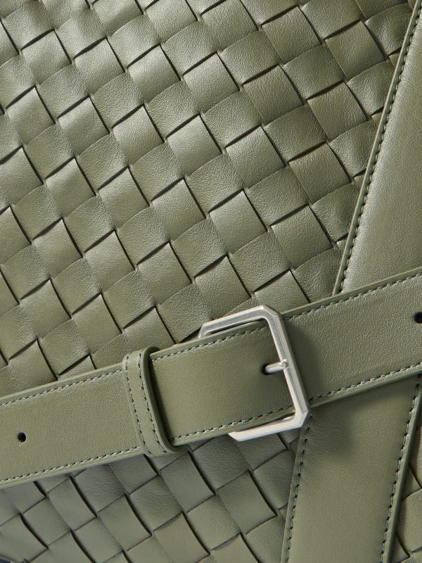 Intrecciato Leather Weekend Bag - CU Intrecciato Leather Weekend Bag - CU