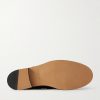 Astaire Knotted Gathered Suede Loafers - E1