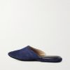 Suede Slippers - BK Suede Slippers - BK