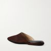 Suede Slippers - BK