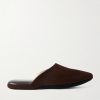Suede Slippers