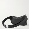 Puzzle Edge Small Full-Grain Leather Belt Bag - BK Puzzle Edge Small Full-Grain Leather Belt Bag - BK