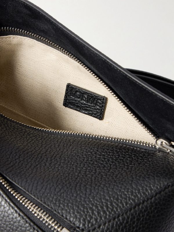 Puzzle Edge Small Full-Grain Leather Belt Bag - E1 Puzzle Edge Small Full-Grain Leather Belt Bag - E1