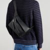 Puzzle Edge Small Full-Grain Leather Belt Bag - OU Puzzle Edge Small Full-Grain Leather Belt Bag - OU