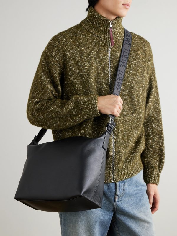 Cubi Leather Messenger Bag - OU Cubi Leather Messenger Bag - OU