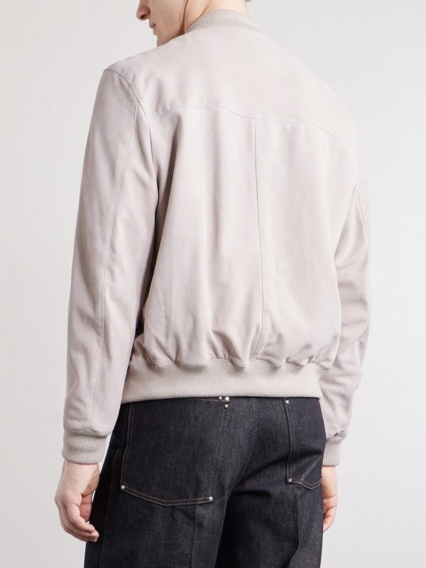 Suede Bomber Jacket - BK