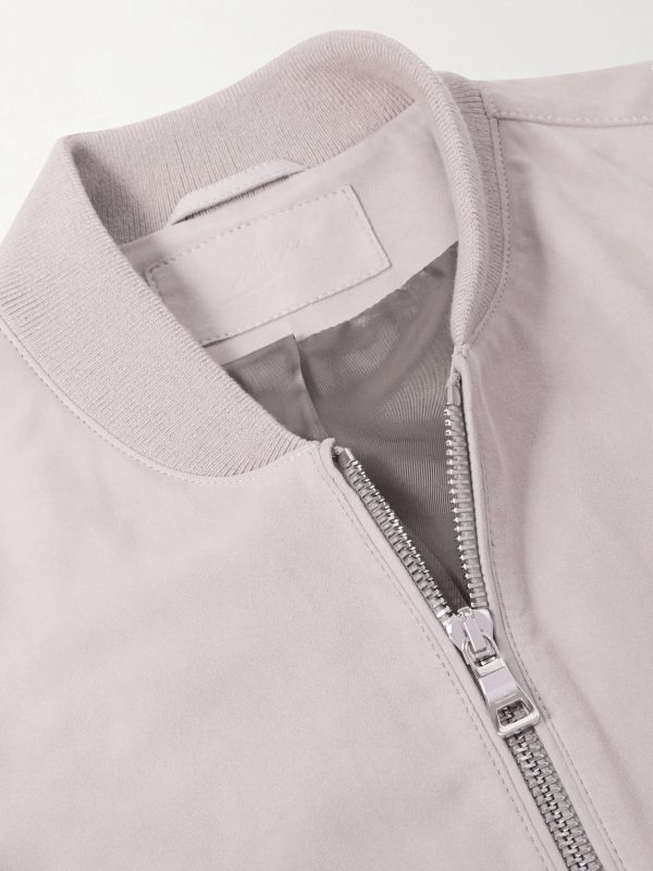 Suede Bomber Jacket - E1