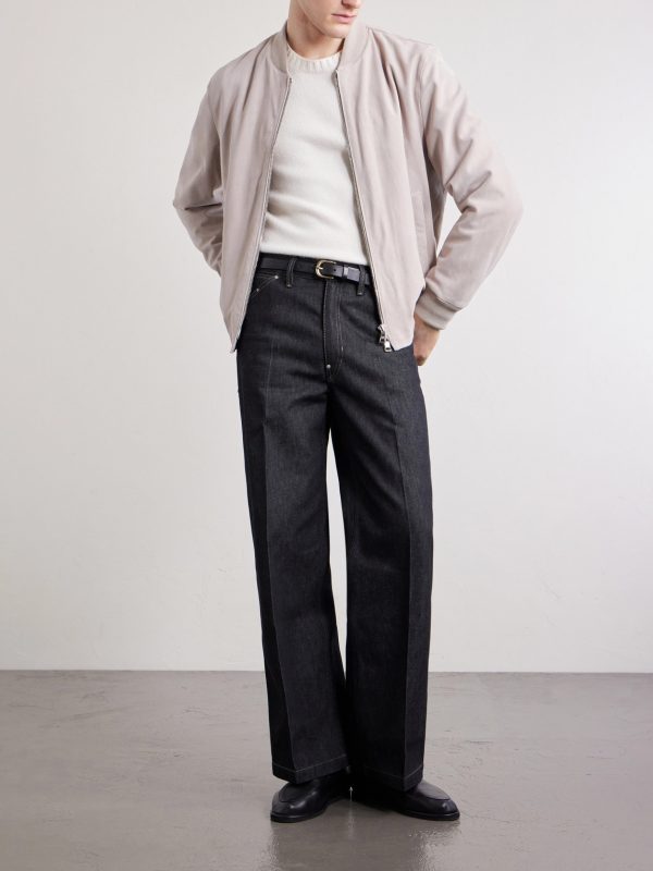 Suede Bomber Jacket - OU