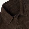 Croc-Effect Suede Jacket - E1 Croc-Effect Suede Jacket - E1