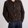 Croc-Effect Suede Jacket - FR Croc-Effect Suede Jacket - FR