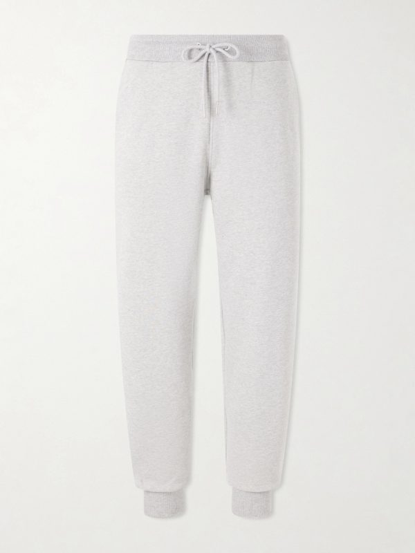 Logo-Embroidered Cotton-French Terry Sweatpants Logo-Embroidered Cotton-French Terry Sweatpants