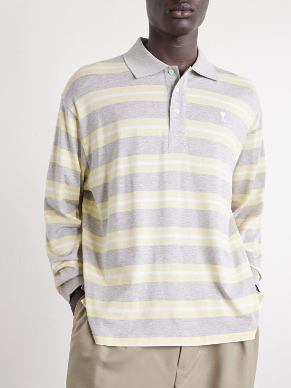 Striped Cotton-Jersey Polo Shirt - FR