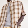Logo-Embroidered Checked Lyocell Shirt - CU Logo-Embroidered Checked Lyocell Shirt - CU
