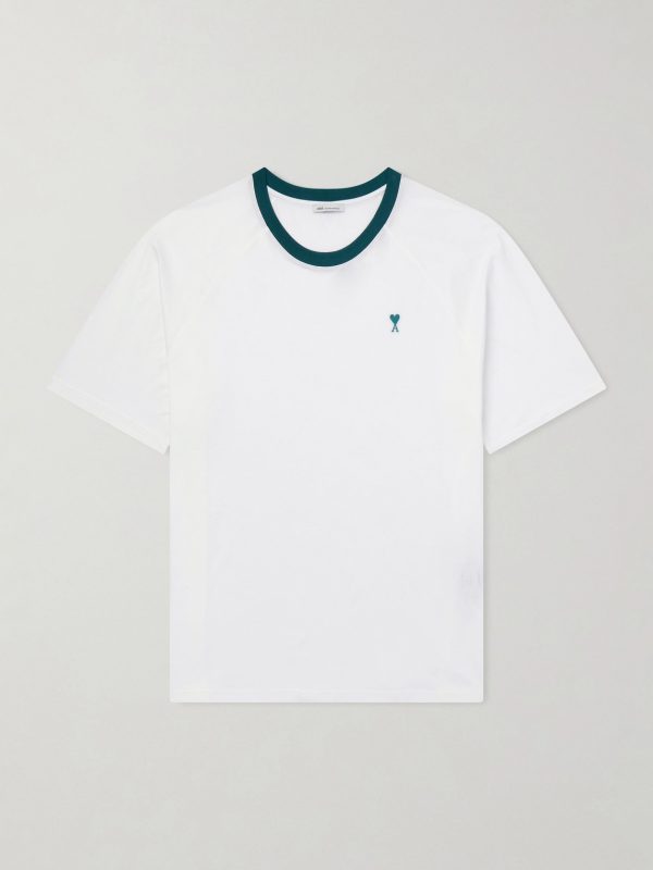 Logo-Embroidered Cotton-Jersey T-Shirt Logo-Embroidered Cotton-Jersey T-Shirt