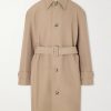 Belted Woven Trench Coat