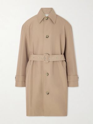 Belted Woven Trench Coat Belted Woven Trench Coat