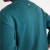 Knitted Wool and Cotton-Blend Polo Sweater - CU Knitted Wool and Cotton-Blend Polo Sweater - CU