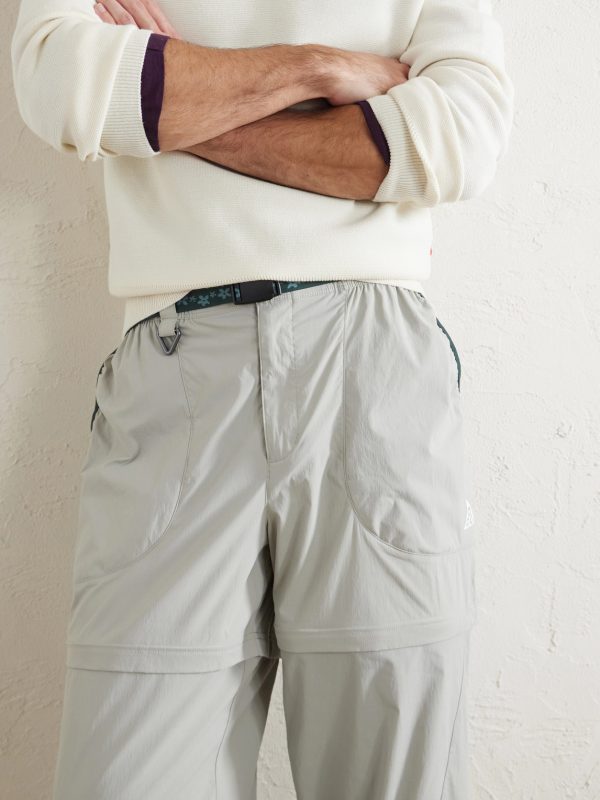 ACG Five Towers 2 Straight-Leg Belted Logo-Print Shell Cargo Trousers - CU ACG Five Towers 2 Straight-Leg Belted Logo-Print Shell Cargo Trousers - CU
