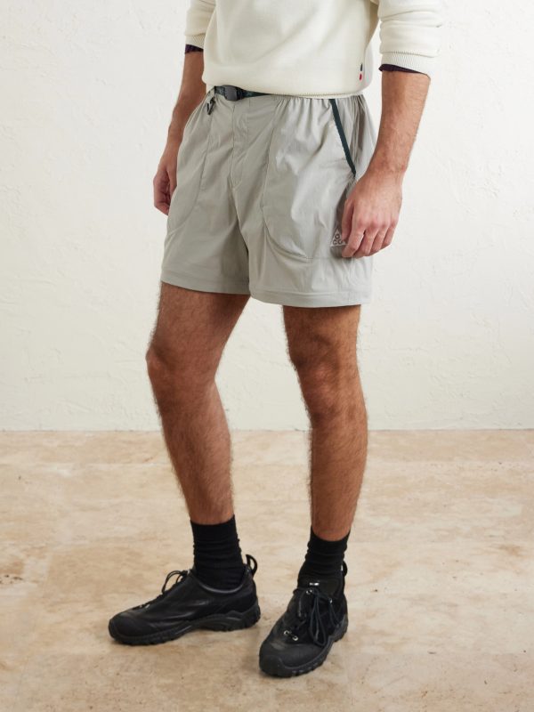 ACG Five Towers 2 Straight-Leg Belted Logo-Print Shell Cargo Trousers - E2 ACG Five Towers 2 Straight-Leg Belted Logo-Print Shell Cargo Trousers - E2