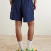 Tech Shori Wide-Leg Logo-Embroidered Dri-FIT Drawstring Shorts - BK